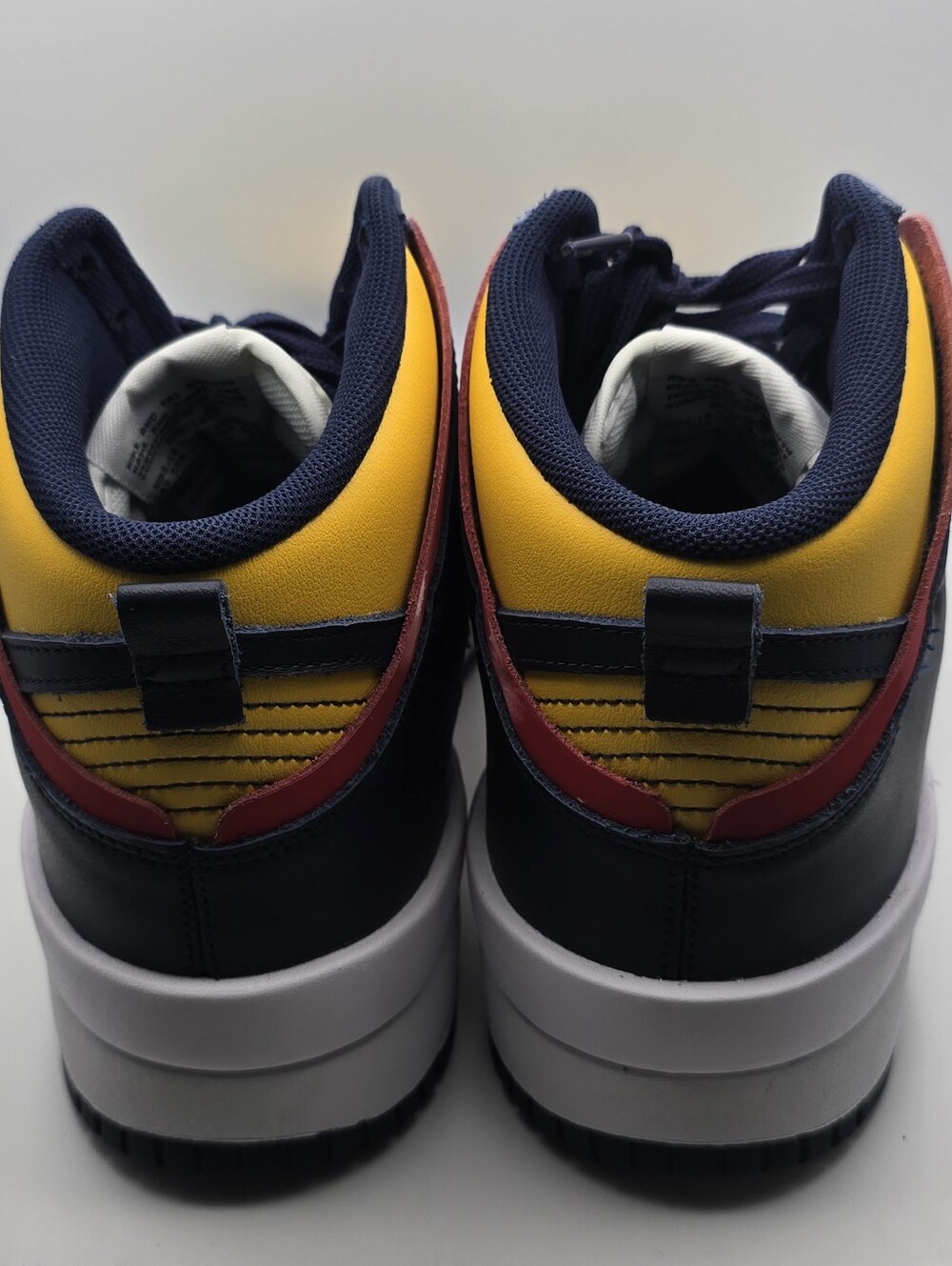 Nike Dunk High Up Varsity Maize Michigan Navy DH3718 701 Womens Size 9.5 - Picture 6 of 8